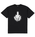 Middle Finger Big Logo "FUCK ICE" Black T-Shirt
