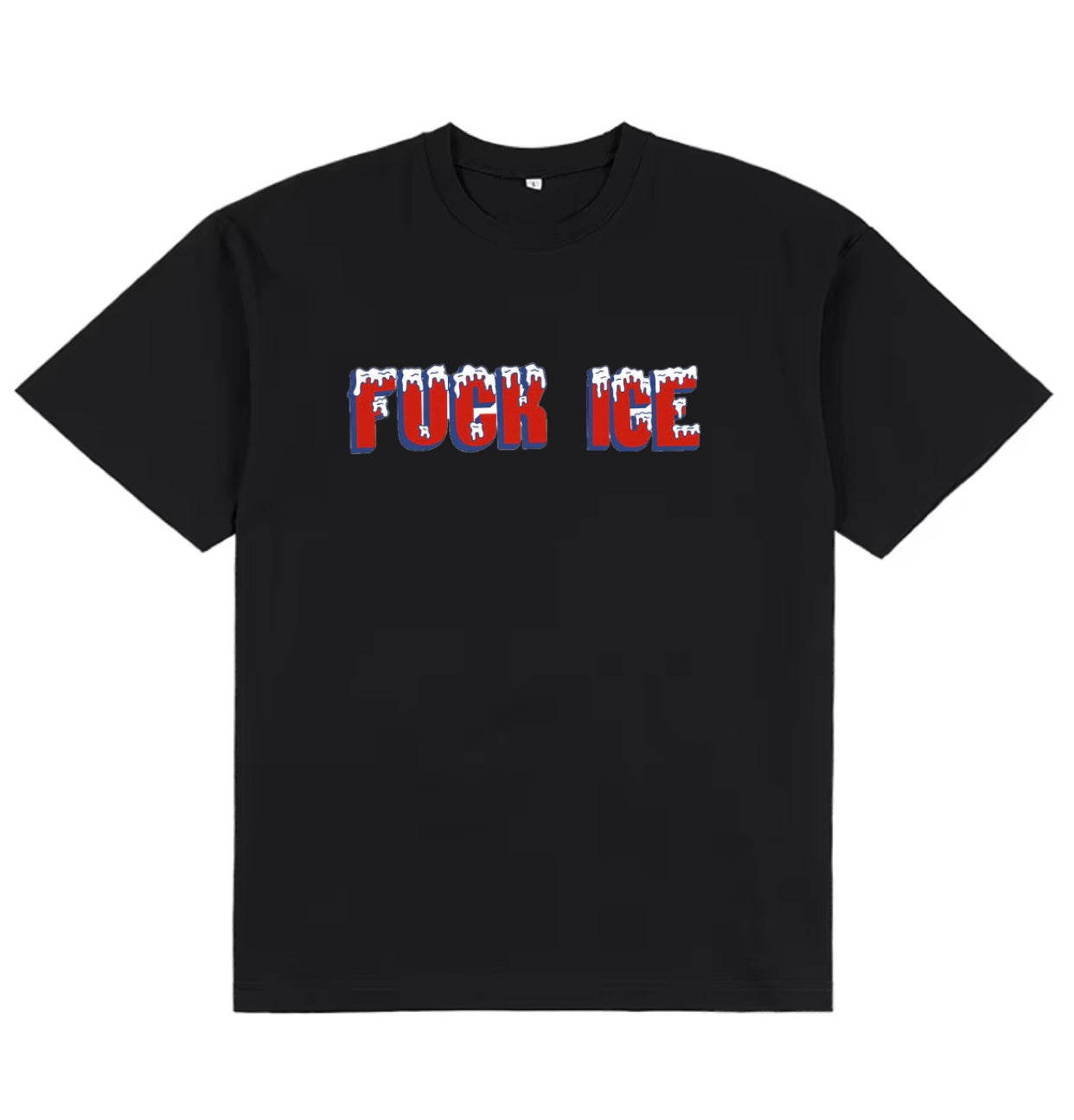 Slushy "FUCK ICE" Black T-Shirt